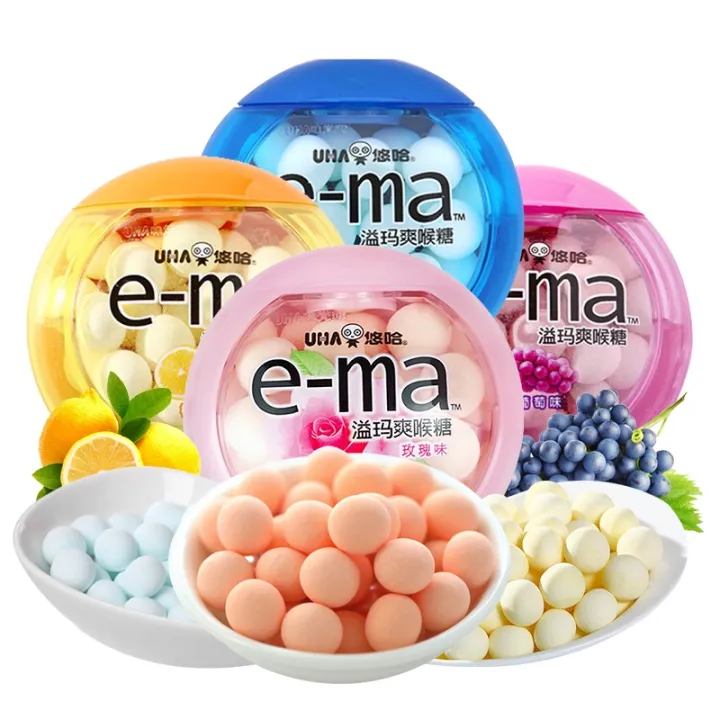 Japanese Import UHA UHA Taste Yima Shuang Lozenges Xylitol Throat Lozenge Body-Fragrance Sugar Snack Candy Snacks