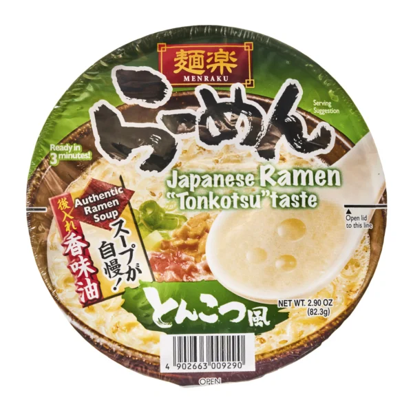 Hikari Menraku Japanese Tonkotsu Pork Stock Flavour Ramen