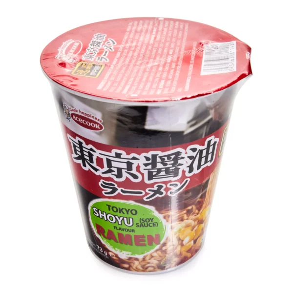 Ace Cook Ippin Soy Sauce Ramen Cup Noodles - Image 2