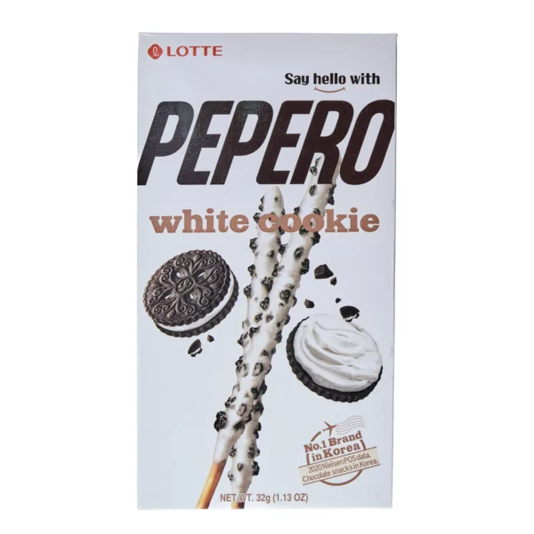 Lotte Pepero White Cookie Biscuit Sticks