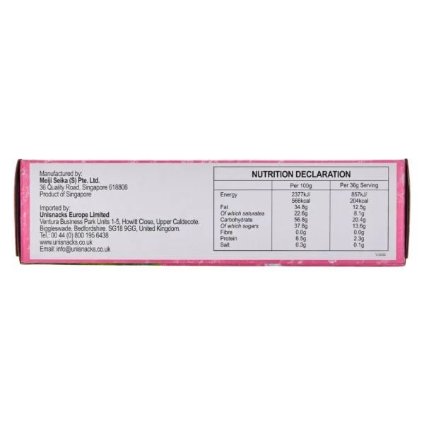 Meiji Kinoko no Yama Chocorooms Strawberry Chocolate Biscuits - Image 2