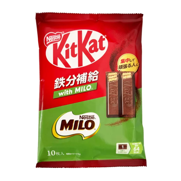 Nestlé KitKat Mini Share Pack Iron Supplement with MILO